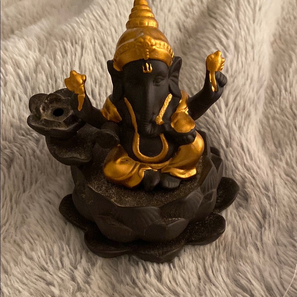 Black and Gold Incense Holder